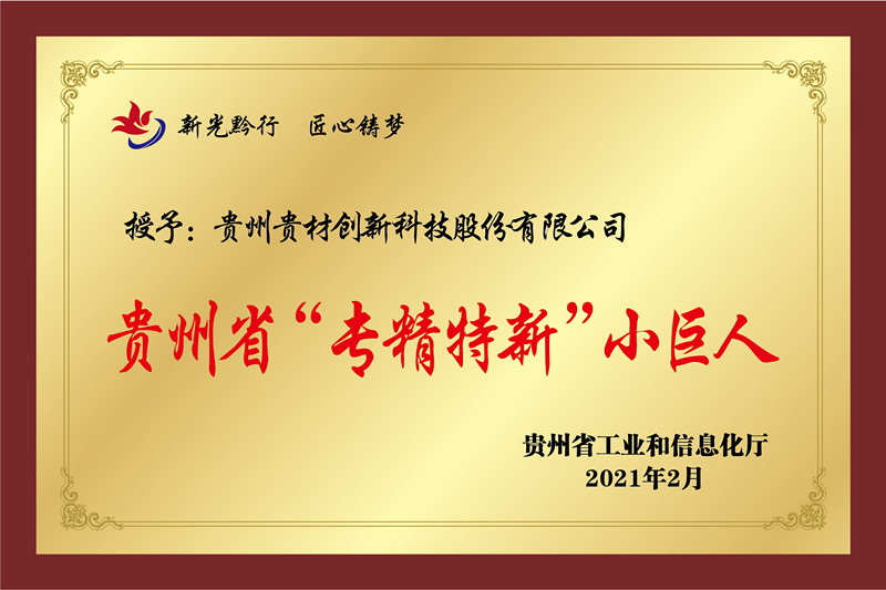 貴州省專精特新